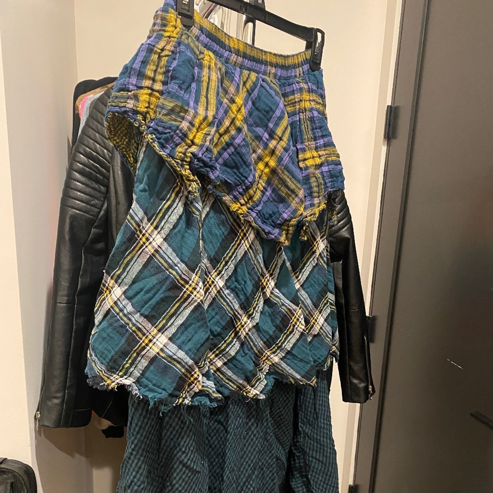 Dressed in LALA Multi Plaid Skirt